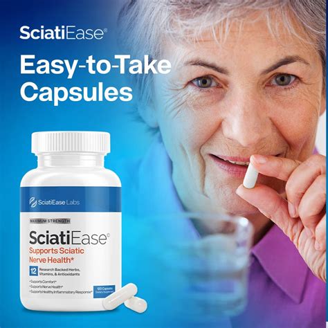 The ingredients have been shown to play a considerable role in supporting nerve health. . Sciatiease at walmart